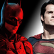 Pattinson as Batman, Cavill as Superman